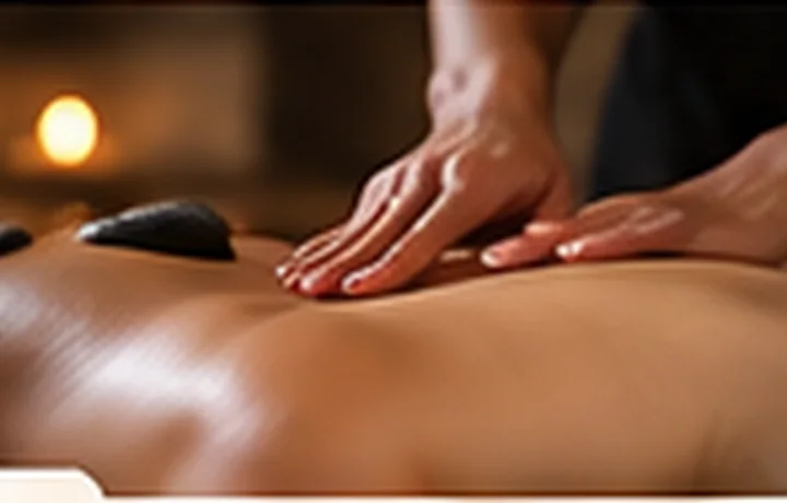 Deep Tissue Massage home massage illustration